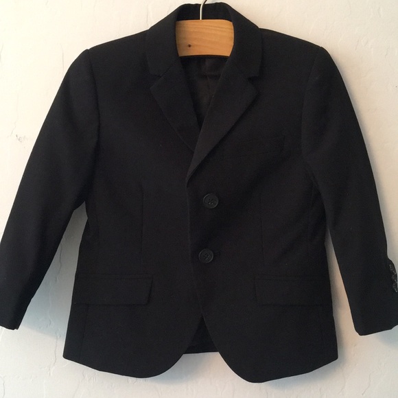 🖤Black Collared Suit Jacket Toddler 2T - Picture 2 of 10
